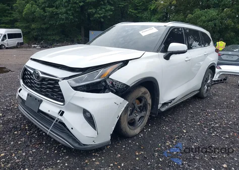 2022 Toyota Highlander Platinum из США, поврежденный, VIN 5TDFZRBH0NS202686